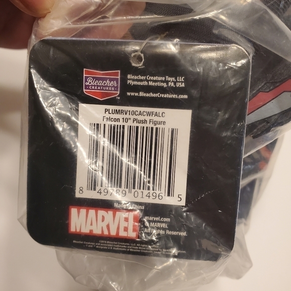 NWT Marvel Civil War Falcon 10" Plush Figure - Picture 7 of 8